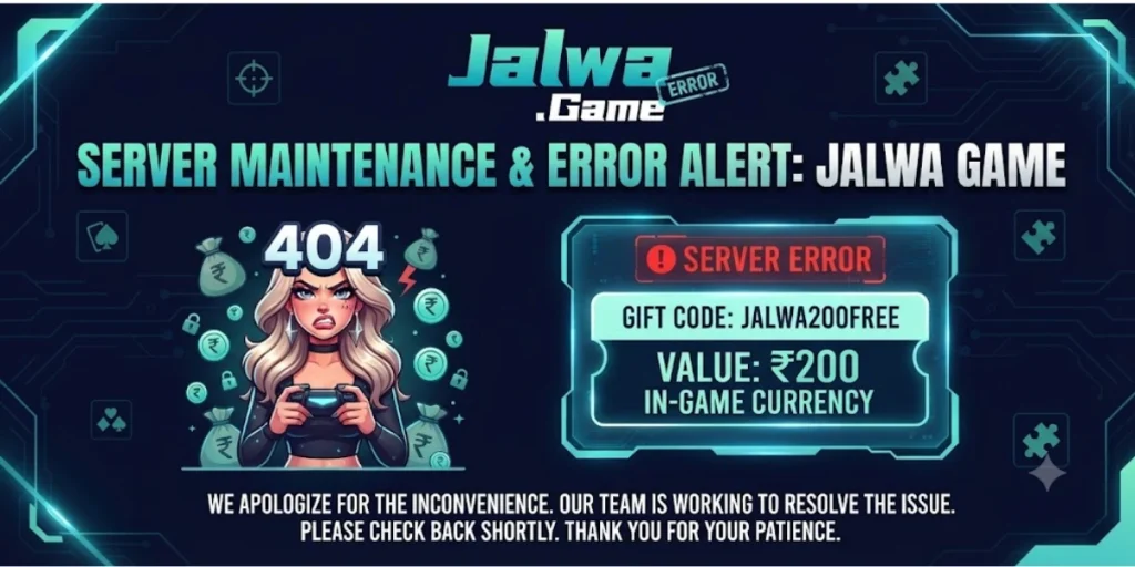 Jalwa Game Server Error
